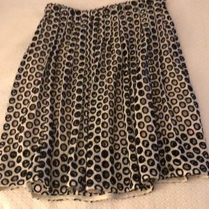 J Crew Dotted Lace skirt. Fully lined.